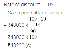 ML Aggarwal Class 10 Solutions for ICSE Maths Chapter 1 Value Added Tax MCQS 10