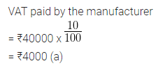 ML Aggarwal Class 10 Solutions for ICSE Maths Chapter 1 Value Added Tax MCQS 12