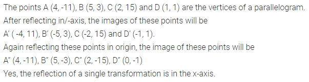 ML Aggarwal Class 10 Solutions for ICSE Maths Chapter 10 Reflection Chapter Test 5