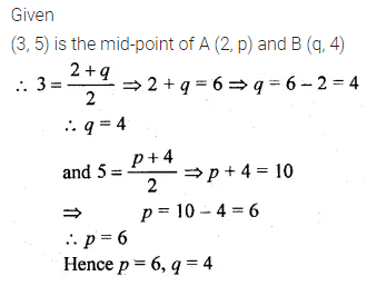 ML Aggarwal Class 10 Solutions for ICSE Maths Chapter 11 Section Formula Chapter Test 10