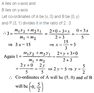 ML Aggarwal Class 10 Solutions for ICSE Maths Chapter 11 Section Formula Chapter Test 23