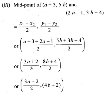 ML Aggarwal Class 10 Solutions for ICSE Maths Chapter 11 Section Formula Ex 11 2