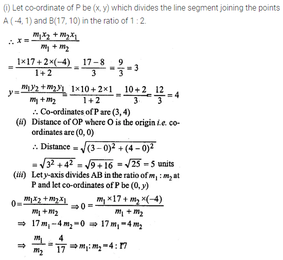 ML Aggarwal Class 10 Solutions for ICSE Maths Chapter 11 Section Formula Ex 11 27