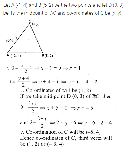 ML Aggarwal Class 10 Solutions for ICSE Maths Chapter 11 Section Formula Ex 11 33