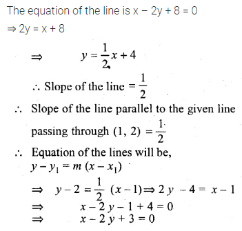 ML Aggarwal Class 10 Solutions for ICSE Maths Chapter 12 Equation of a Straight Line Chapter Test 11