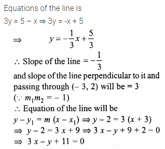 ML Aggarwal Class 10 Solutions for ICSE Maths Chapter 12 Equation of a Straight Line Chapter Test 12