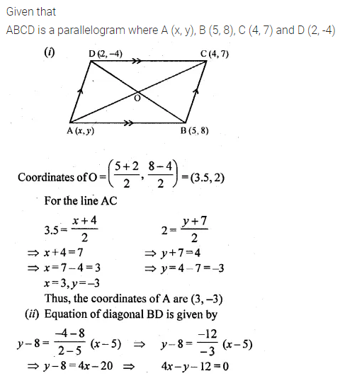 ML Aggarwal Class 10 Solutions for ICSE Maths Chapter 12 Equation of a Straight Line Ex 12.1 24