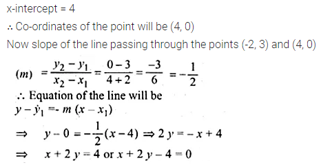 ML Aggarwal Class 10 Solutions for ICSE Maths Chapter 12 Equation of a Straight Line Ex 12.1 26