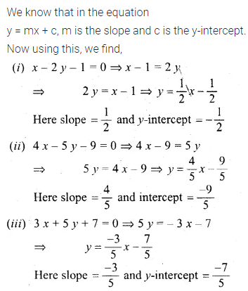 ML Aggarwal Class 10 Solutions for ICSE Maths Chapter 12 Equation of a Straight Line Ex 12.1 7