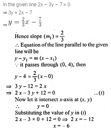 ML Aggarwal Class 10 Solutions for ICSE Maths Chapter 12 Equation of a Straight Line Ex 12.2 11