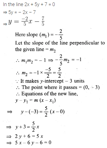 ML Aggarwal Class 10 Solutions for ICSE Maths Chapter 12 Equation of a Straight Line Ex 12.2 12