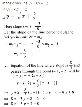 ML Aggarwal Class 10 Solutions for ICSE Maths Chapter 12 Equation of a Straight Line Ex 12.2 17