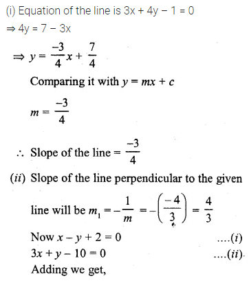 ML Aggarwal Class 10 Solutions for ICSE Maths Chapter 12 Equation of a Straight Line Ex 12.2 22