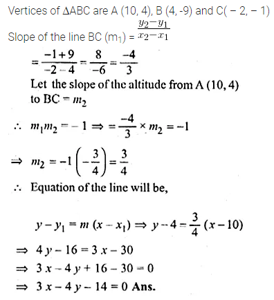 ML Aggarwal Class 10 Solutions for ICSE Maths Chapter 12 Equation of a Straight Line Ex 12.2 38