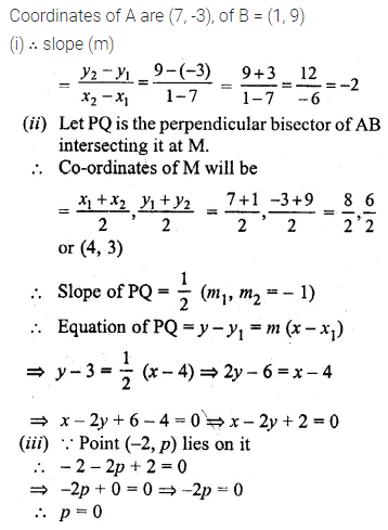 ML Aggarwal Class 10 Solutions for ICSE Maths Chapter 12 Equation of a Straight Line Ex 12.2 42