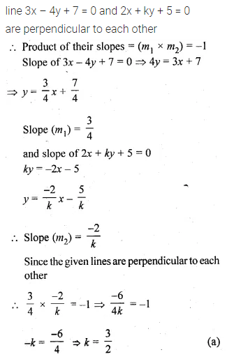 ML Aggarwal Class 10 Solutions for ICSE Maths Chapter 12 Equation of a Straight Line MCQS 13