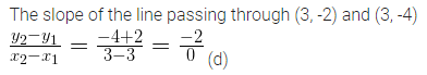 ML Aggarwal Class 10 Solutions for ICSE Maths Chapter 12 Equation of a Straight Line MCQS 5