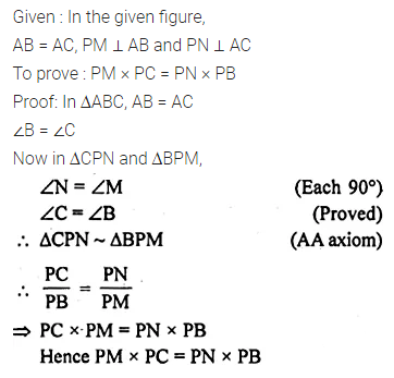 ML Aggarwal Class 10 Solutions for ICSE Maths Chapter 13 Similarity Chapter Test 3