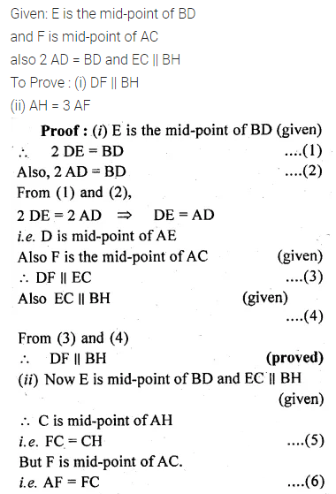 ML Aggarwal Class 10 Solutions for ICSE Maths Chapter 13 Similarity Chapter Test 9