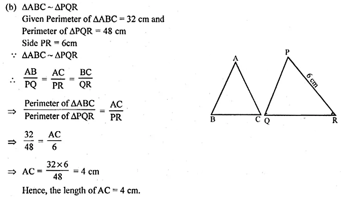 ML Aggarwal Class 10 Solutions for ICSE Maths Chapter 13 Similarity Ex 13.1 10