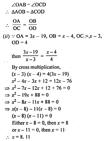 ML Aggarwal Class 10 Solutions for ICSE Maths Chapter 13 Similarity Ex 13.1 30