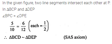 ML Aggarwal Class 10 Solutions for ICSE Maths Chapter 13 Similarity Ex 13.1 6