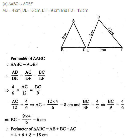 ML Aggarwal Class 10 Solutions for ICSE Maths Chapter 13 Similarity Ex 13.1 9