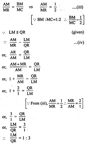 ML Aggarwal Class 10 Solutions for ICSE Maths Chapter 13 Similarity Ex 13.2 22