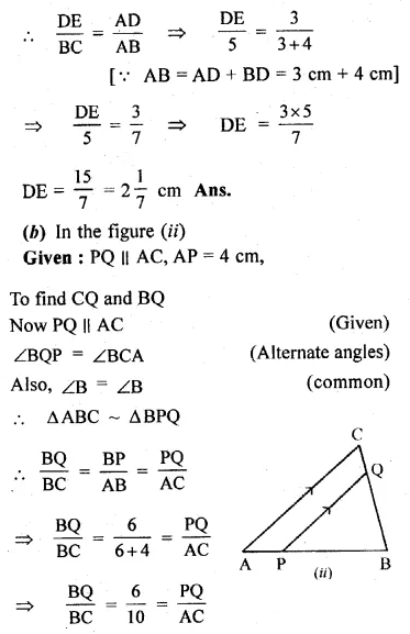 ML Aggarwal Class 10 Solutions for ICSE Maths Chapter 13 Similarity Ex 13.2 3