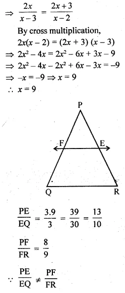 ML Aggarwal Class 10 Solutions for ICSE Maths Chapter 13 Similarity Ex 13.2 8