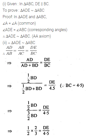 ML Aggarwal Class 10 Solutions for ICSE Maths Chapter 13 Similarity Ex 13.3 17