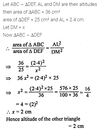 ML Aggarwal Class 10 Solutions for ICSE Maths Chapter 13 Similarity Ex 13.3 4