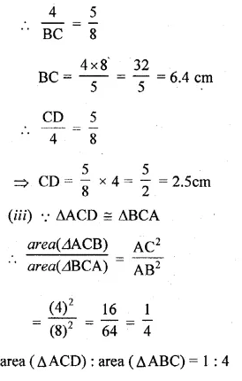 ML Aggarwal Class 10 Solutions for ICSE Maths Chapter 13 Similarity Ex 13.3 46