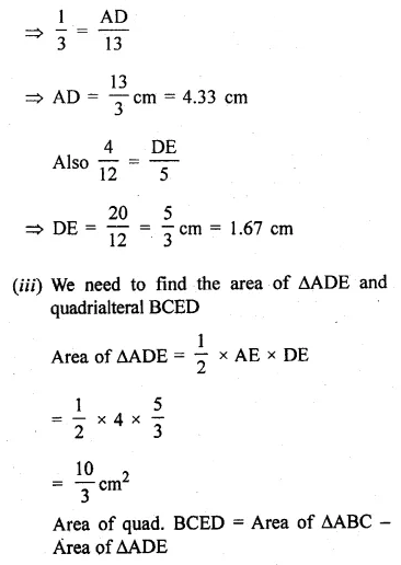 ML Aggarwal Class 10 Solutions for ICSE Maths Chapter 13 Similarity Ex 13.3 49