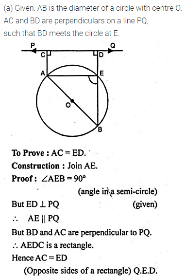 ML Aggarwal Class 10 Solutions for ICSE Maths Chapter 15 Circles Ex 15.1 39