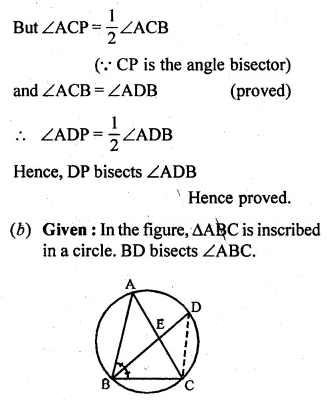 ML Aggarwal Class 10 Solutions for ICSE Maths Chapter 15 Circles Ex 15.1 50