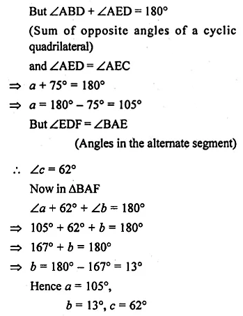 ML Aggarwal Class 10 Solutions for ICSE Maths Chapter 15 Circles Ex 15.2 27