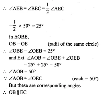 ML Aggarwal Class 10 Solutions for ICSE Maths Chapter 15 Circles Ex 15.2 46