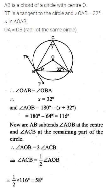 ML Aggarwal Class 10 Solutions for ICSE Maths Chapter 15 Circles Ex 15.3 100