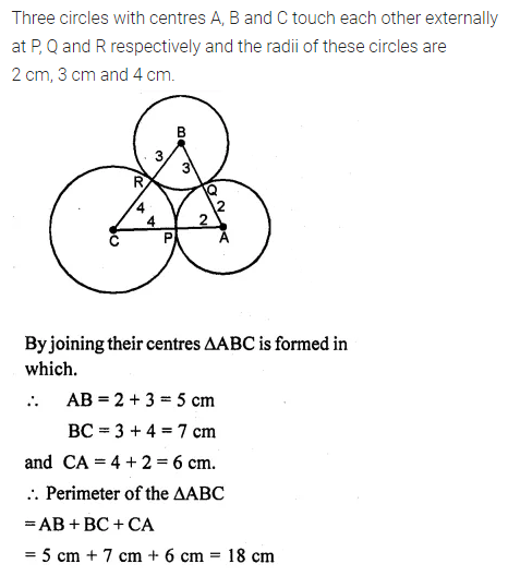 ML Aggarwal Class 10 Solutions for ICSE Maths Chapter 15 Circles Ex 15.3 20