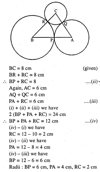ML Aggarwal Class 10 Solutions for ICSE Maths Chapter 15 Circles Ex 15.3 23