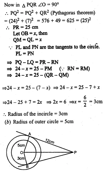 ML Aggarwal Class 10 Solutions for ICSE Maths Chapter 15 Circles Ex 15.3 27
