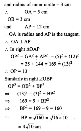 ML Aggarwal Class 10 Solutions for ICSE Maths Chapter 15 Circles Ex 15.3 28