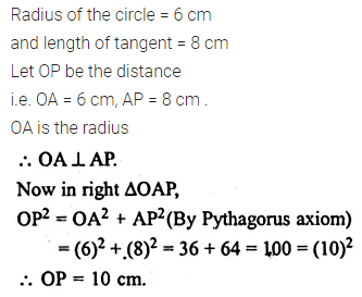 ML Aggarwal Class 10 Solutions for ICSE Maths Chapter 15 Circles Ex 15.3 4