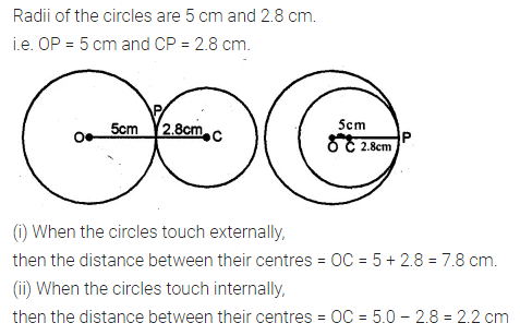 ML Aggarwal Class 10 Solutions for ICSE Maths Chapter 15 Circles Ex 15.3 6