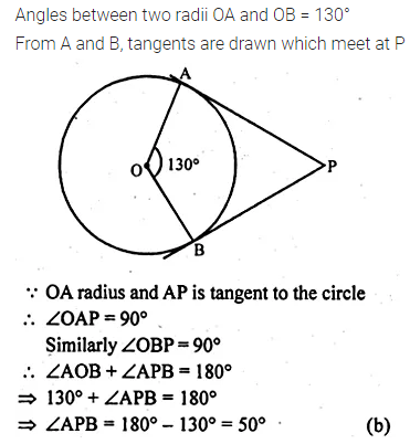 ML Aggarwal Class 10 Solutions for ICSE Maths Chapter 15 Circles MCQS 21