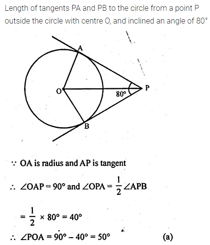ML Aggarwal Class 10 Solutions for ICSE Maths Chapter 15 Circles MCQS 24