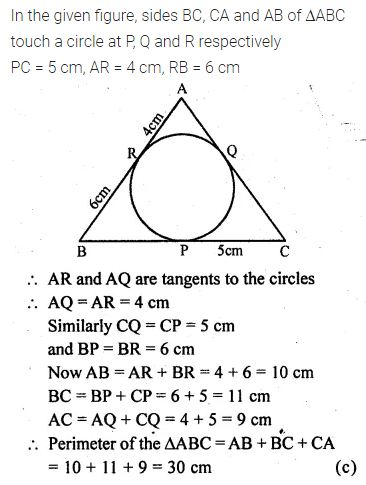 ML Aggarwal Class 10 Solutions for ICSE Maths Chapter 15 Circles MCQS 38