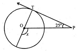 ML Aggarwal Class 10 Solutions for ICSE Maths Chapter 15 Circles MCQS 40