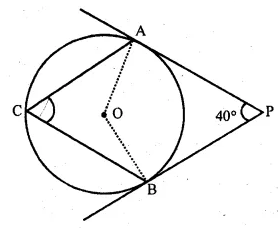 ML Aggarwal Class 10 Solutions for ICSE Maths Chapter 15 Circles MCQS 42